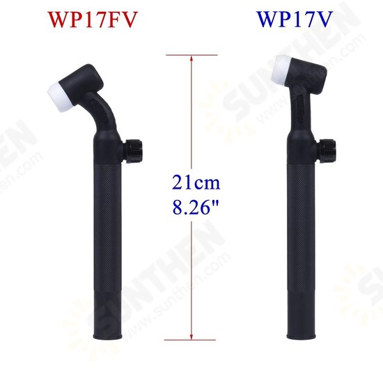 150A WP17 WP17F WP17V WP17FV TIG Torch Body Air Cooled Head Rotatable Welding Torch Head 150A WP17 WP17F WP17V WP17FV TIG Torch Body Air Cooled Head Rotatable Welding Torch Head
