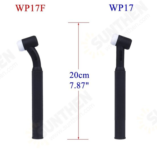 150A WP17 WP17F WP17V WP17FV TIG Torch Body Air Cooled Head Rotatable Welding Torch Head