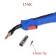 15AK 24KD 36KD Professional MIG MAG MB Welding Torch Air Cooled Contact Tip Swan Neck Holder Gas Nozzle