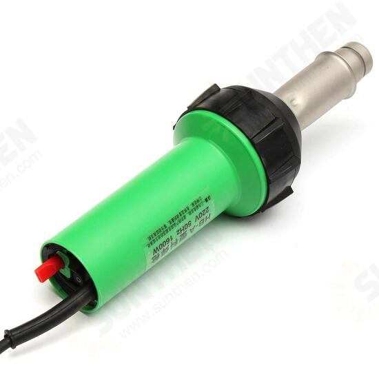 1600W Plastic Welding Torch Welding Hot Air Gun + Tip Nozzle + Roller