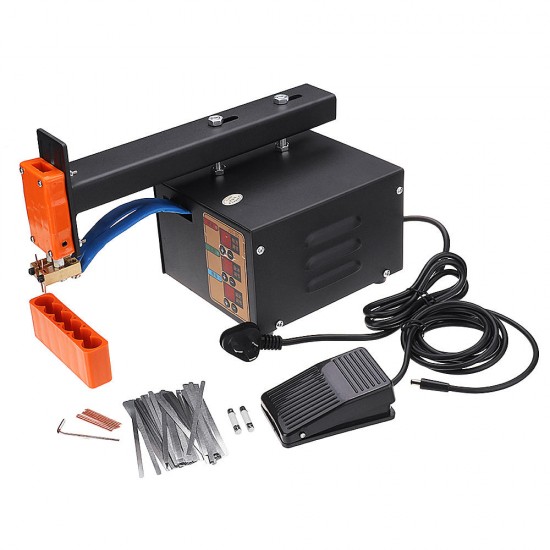 220V 3KW Battery Spot Welding Machine Extended Arm Welding Machine with Pulse & Current Display
