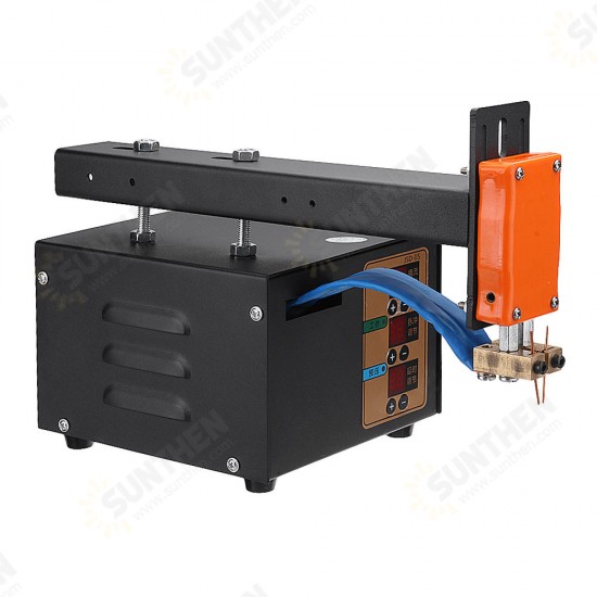 220V 3KW Battery Spot Welding Machine Extended Arm Welding Machine with Pulse & Current Display