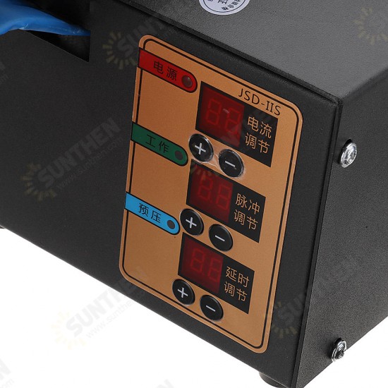 220V 3KW Battery Spot Welding Machine Extended Arm Welding Machine with Pulse & Current Display