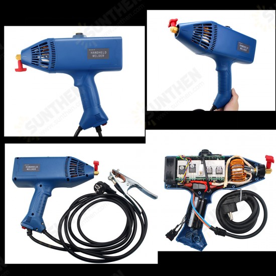 220V 5000W Handheld Portable Welding Torch Machine 2~14mm Welder Thickness