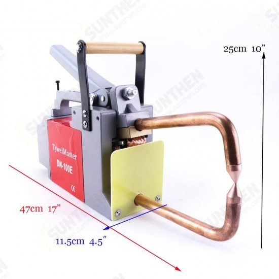 220V/110V Resistance Spot Welding Machine Welding Thickness 1.5+1.5mm Steel Plat Portable Spot Welder