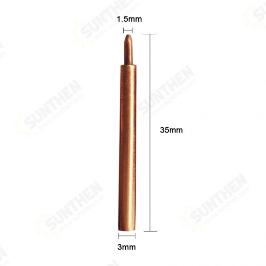 2Pcs Solder Pin Spot Welder Welding Fixed Copper Needles Used for 737G 787A 788H 709A 709AD 797DH Spot Welding Machine