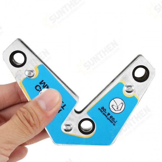 2pcs Magnetic Welding Holders Corner Magnet Holder Dual-Use 60/90 Degree Soldering Tools