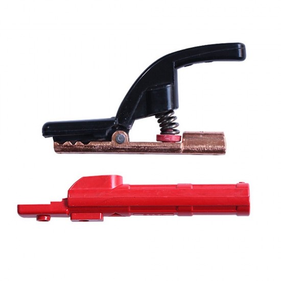 300A Welding Electrode Holder Insulated Copper Red Heat Resistant Welding Rod Clamp for Welding Machine