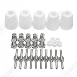 30pcs LG-40 PT-31 Plasma Cutter Torch Consumables EXTENDED Nickel-plated 30pcs LG-40 PT-31 Plasma Cutter Torch Consumables EXTENDED Nickel-plated