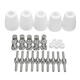 30pcs LG-40 PT-31 Plasma Cutter Torch Consumables EXTENDED Nickel-plated