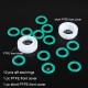38Pcs TIG Welding Stubby Torch Ring Slot Joint Clamp Glass Cup for WP-17/18/26