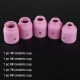 38Pcs TIG Welding Stubby Torch Ring Slot Joint Clamp Glass Cup for WP-17/18/26