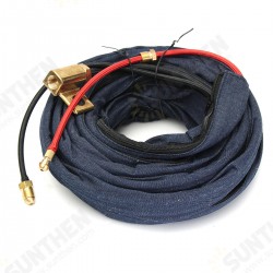4 8M 250AMP Air Water-Cooled TIG Flexible Welding Torch Kit Parts For WP20-25 4 8M 250AMP Air Water-Cooled TIG Flexible Welding Torch Kit Parts For WP20-25
