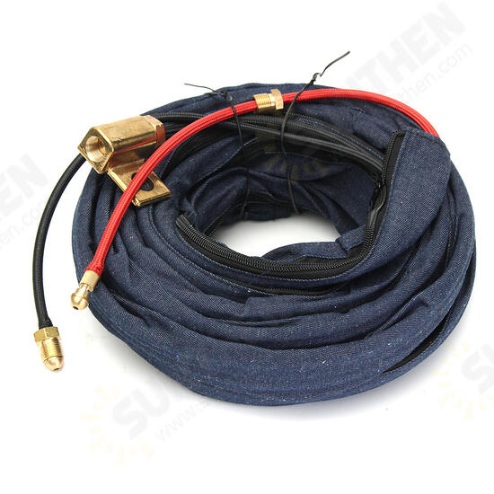 4 8M 250AMP Air Water-Cooled TIG Flexible Welding Torch Kit Parts For WP20-25