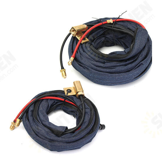 4 8M 250AMP Air Water-Cooled TIG Flexible Welding Torch Kit Parts For WP20-25