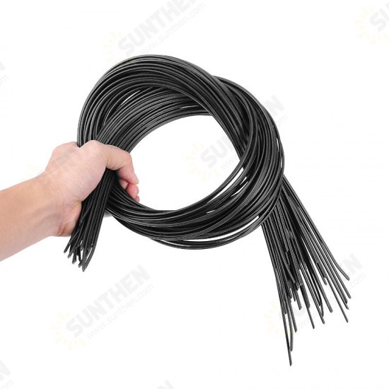 40PCS Black PP Plastic Welding Rods for Plastic Weldeing Gun/Hot Air Gun/Welding Tool