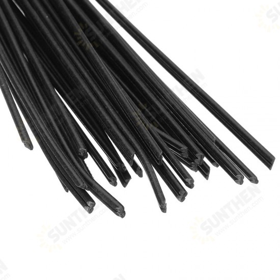 40PCS Black PP Plastic Welding Rods for Plastic Weldeing Gun/Hot Air Gun/Welding Tool