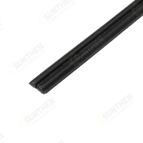 40PCS Black PP Plastic Welding Rods for Plastic Weldeing Gun/Hot Air Gun/Welding Tool