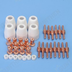 40PCS Consumables For Plasma Cutter 40D CUT40 Welding Machine 40PCS Consumables For Plasma Cutter 40D CUT40 Welding Machine