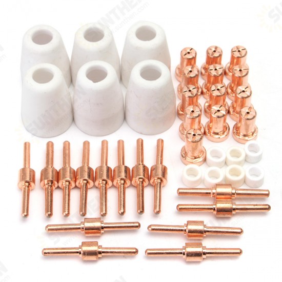 40PCS Consumables For Plasma Cutter 40D CUT40 Welding Machine