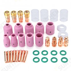 40PCS TIG Welding Stubby Gas Lens #10 Pyrex Cup Kit for Tig WP-17/18/26 Torch 40PCS TIG Welding Stubby Gas Lens #10 Pyrex Cup Kit for Tig WP-17/18/26 Torch