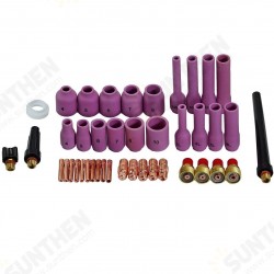 42/46Pcs TIG Gas Lens Collet Body Assorted Size Kit Fit SR WP 9 20 25 TIG Welding Torch Accessories 42/46Pcs TIG Gas Lens Collet Body Assorted Size Kit Fit SR WP 9 20 25 TIG Welding Torch Accessories