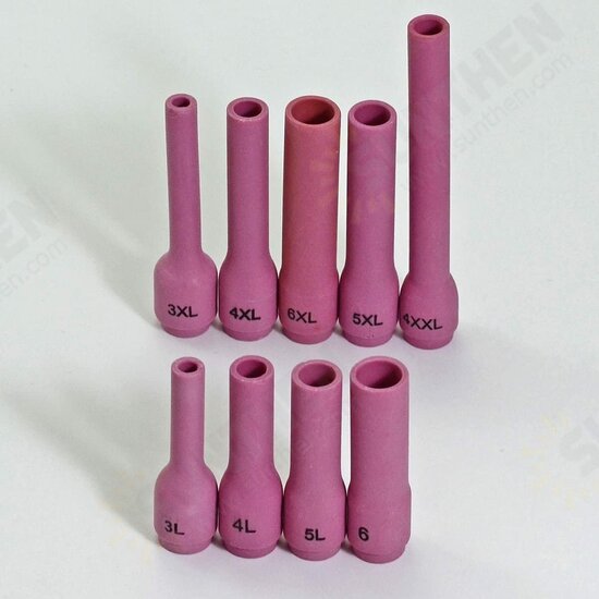 42/46Pcs TIG Gas Lens Collet Body Assorted Size Kit Fit SR WP 9 20 25 TIG Welding Torch Accessories