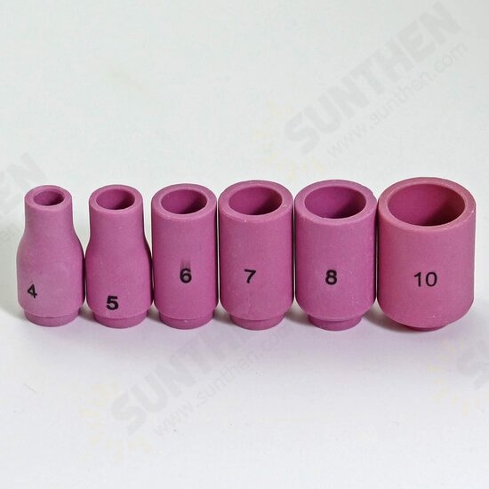 42/46Pcs TIG Gas Lens Collet Body Assorted Size Kit Fit SR WP 9 20 25 TIG Welding Torch Accessories