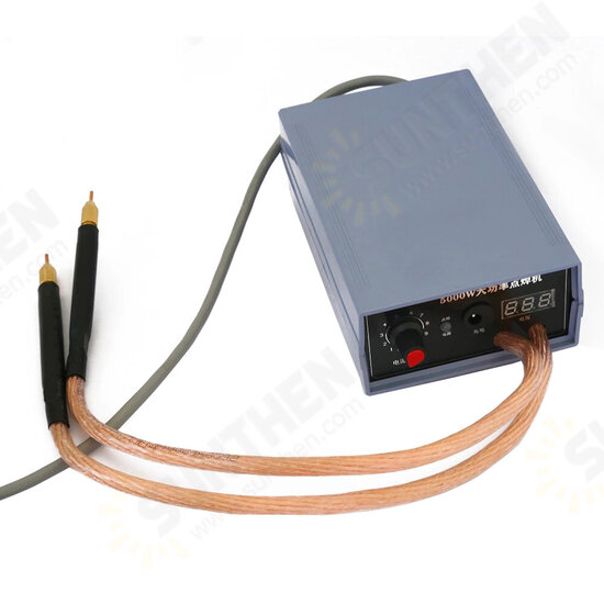 5000W Mini Spot Welder High Power Handheld Spot Welding Machine for 18650 Battery 0.1/0.15/0.2/0.25mm Nickel Strip 0-800A Current Adjustable 5000W Mini Spot Welder High Power Handheld Spot Welding Machine for 18650 Battery 0.1/0.15/0.2/0.25mm Nickel Strip 0-800A Current Adjustable