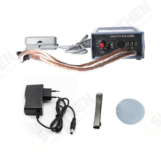 5000W Mini Spot Welder High Power Handheld Spot Welding Machine for 18650 Battery 0.1/0.15/0.2/0.25mm Nickel Strip 0-800A Current Adjustable 5000W Mini Spot Welder High Power Handheld Spot Welding Machine for 18650 Battery 0.1/0.15/0.2/0.25mm Nickel Strip 0-800A Current Adjustable