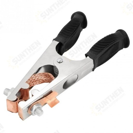500A Electroplated Ground Clamp Copper Welding Earth Clip for Manual Welder 500A Electroplated Ground Clamp Copper Welding Earth Clip for Manual Welder