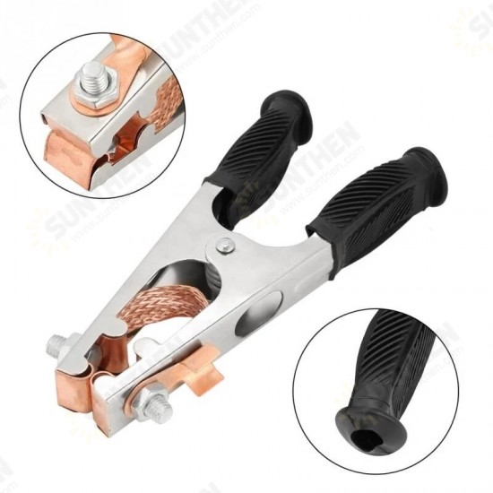 500A Electroplated Ground Clamp Copper Welding Earth Clip for Manual Welder 500A Electroplated Ground Clamp Copper Welding Earth Clip for Manual Welder