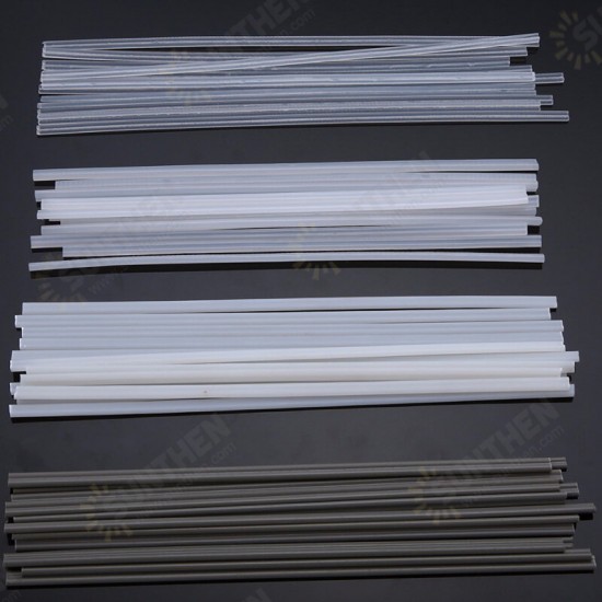 50PCS Plastic Welding Rods ABS/PP/PVC/PE Welding Sticks 200mm for Plastic Welding