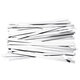 50Pcs Nickel Plated Steel Strip Nickel Plate Strap Strip Sheets for 18650 Battery Spot Welding Machine Welder Spot Welder