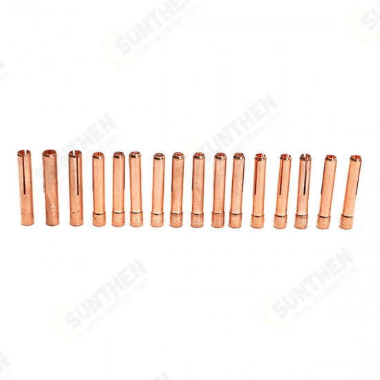 53Pcs TIG Welding Torch Parts Replacement Collet Alumina Cup Fit For WP-9/20/25