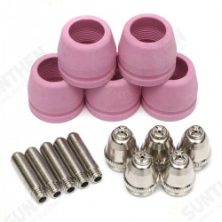 5Pcs Nozzles/Electrodes/Cups Plasma Cutter Part For LTP5000D LTPDC2000 LTPAC2500 5Pcs Nozzles/Electrodes/Cups Plasma Cutter Part For LTP5000D LTPDC2000 LTPAC2500