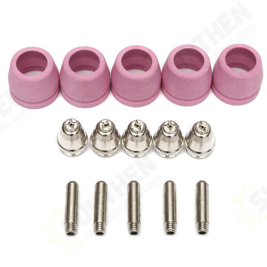 5Pcs Nozzles/Electrodes/Cups Plasma Cutter Part For LTP5000D LTPDC2000 LTPAC2500