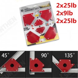 6Pcs Magnetic Welding Locator Set Holders 25lb 50lb 75lb Multi Angles Tool 6Pcs Magnetic Welding Locator Set Holders 25lb 50lb 75lb Multi Angles Tool