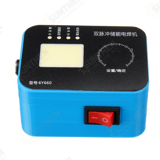 6Y660 Double Pulse Energy Storage Spot Welder Control Board Encoder Spot Welding Machine Controller