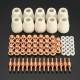75pcs Plasma Cutter Accessories For LG-40 PT-31 Plasma Cutting Torch CUT40 CUT50 75pcs Plasma Cutter Accessories For LG-40 PT-31 Plasma Cutting Torch CUT40 CUT50