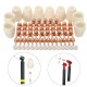 75pcs Plasma Cutter Accessories For LG-40 PT-31 Plasma Cutting Torch CUT40 CUT50 75pcs Plasma Cutter Accessories For LG-40 PT-31 Plasma Cutting Torch CUT40 CUT50