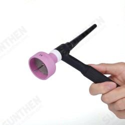 7PCS TIG Extra Large Alumina Ceramic Nozzle Cups Strainer Mesh Gas Lens 2.4mm 3/32inch Collet Gas Lens for WP17/18/26 7PCS TIG Extra Large Alumina Ceramic Nozzle Cups Strainer Mesh Gas Lens 2.4mm 3/32inch Collet Gas Lens for WP17/18/26