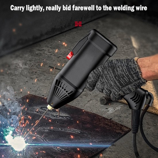 AC110V/220V 3000W Handheld Portable Electric Arc Automatic Digital Intelligent Welding Machine Current Adjustment for 2~14mm Welding Thickness