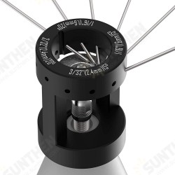 ALUMINUM Tungsten Electrode Sharpener Grinder Head TIG Welding Accessories with Cut-Off Slot Multi-Angle & Offsets ALUMINUM Tungsten Electrode Sharpener Grinder Head TIG Welding Accessories with Cut-Off Slot Multi-Angle & Offsets