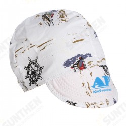 Adjustable Welding Cap Hat Scarf Welders Retardant Cotton Helmet 55 to 61cm Adjustable Welding Cap Hat Scarf Welders Retardant Cotton Helmet 55 to 61cm