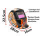 BEAR Solar Power Auto Darkening Arc Tig Mig Grinding Welding Helmet