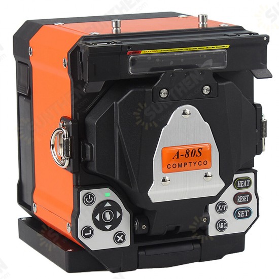 A-80S AC 110/220V Orange Automatic Fusion Splicer Machine Fiber Optic Fusion Splicer Fiber Optic Splicing Machine