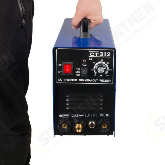 CT312 3 in 1 TIG MMA CUT Welders Inverter Welding Machine 120A TIG/ MMA 30A Plasma Cutter Portable Multifunction Welding Equipment 220V