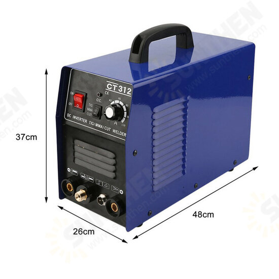 CT312 3 in 1 TIG MMA CUT Welders Inverter Welding Machine 120A TIG/ MMA 30A Plasma Cutter Portable Multifunction Welding Equipment 220V