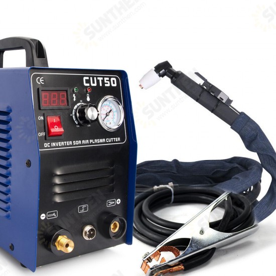 CT50 220V 50A Plasma Cutter Plasma Cutting Machine with PT31 Cutting Torch Welding Accessories